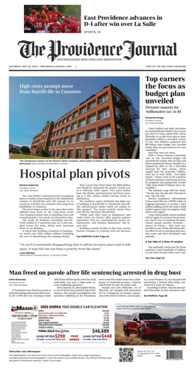 Cover of The Providence Journal