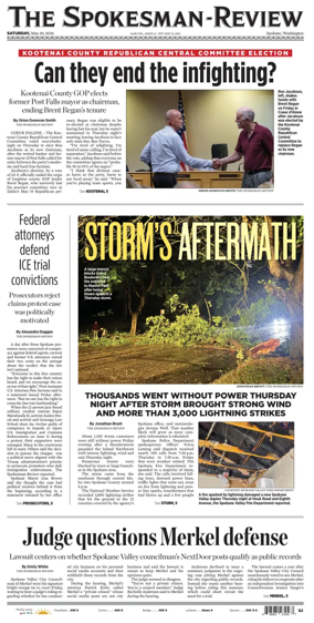Cover of The Spokesman-Review (Spokane)