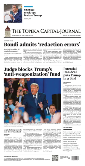 Cover of The Topeka Capital-Journal