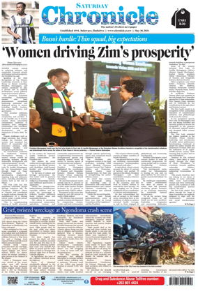 Cover of Chronicle (Zimbabwe)