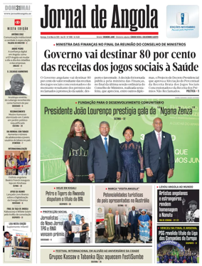 Cover of Jornal de Angola