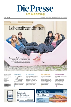 Cover of Die Presse am Sonntag