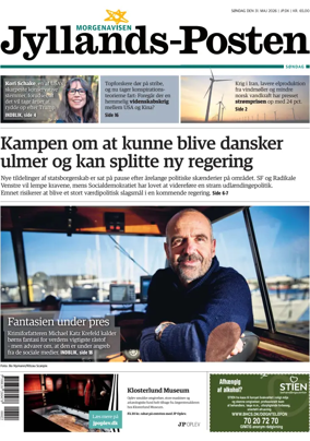 Cover of Jyllands-Posten Sondag