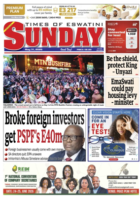 Cover of Times of Eswatini Sunday