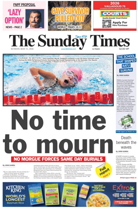 Cover of The Fiji Times