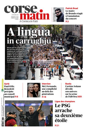 Cover of Corse Matin
