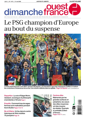 Cover of Dimanche Ouest France (Ille-et-Vilaine)