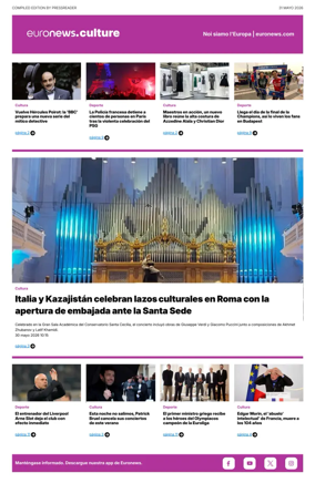 Cover of Euronews Culture and Sport (Spanish) Compiled Edition