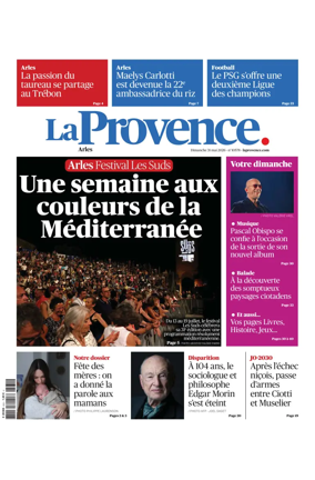 Cover of La Provence Arles