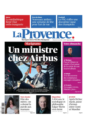 Cover of La Provence Martigues-Istres-Vitrolles-Marignane