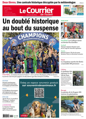 Cover of Le Courrier de l’Ouest (Deux-Sevres)