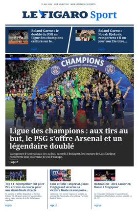 Cover of Le Figaro Sport