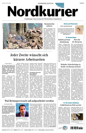 Cover of Demminer Zeitung