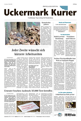 Cover of Prenzlauer Zeitung