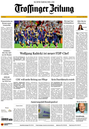 Cover of Trossinger Zeitung