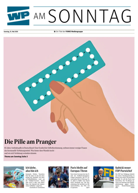 Cover of Westfalenpost (WP am Sonntag)