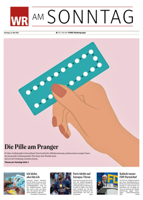 Cover of Westfalische Rundschau (WR am Sonntag)