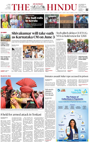 Cover of The Hindu (Madurai)
