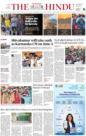 Cover of The Hindu (Mumbai)