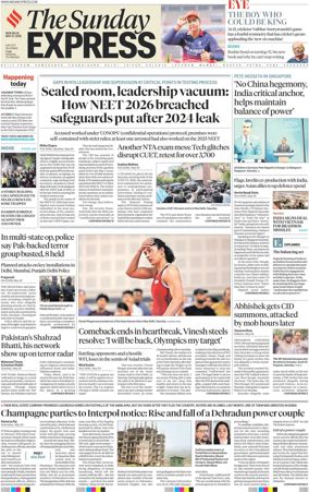 Cover of The Indian Express