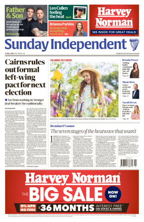 Cover of Sunday Independent (Ireland)