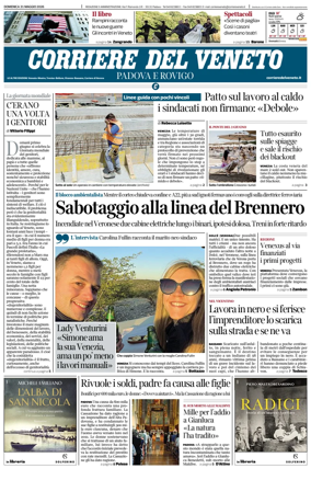 Cover of Corriere del Veneto (Padova e Rovigo)