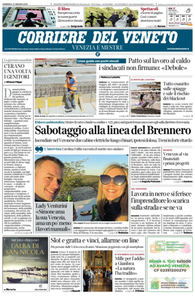 Cover of Corriere del Veneto (Venezia e Mestre)