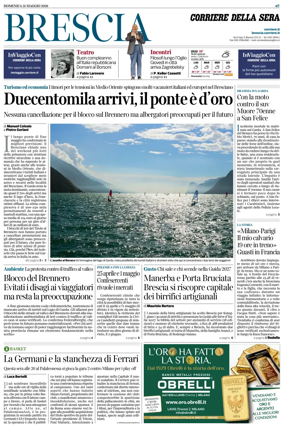 Cover of Corriere della Sera (Brescia)