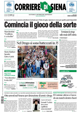 Cover of Corriere di Siena