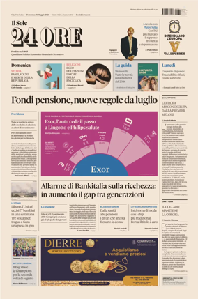 Cover of Il Sole 24 Ore