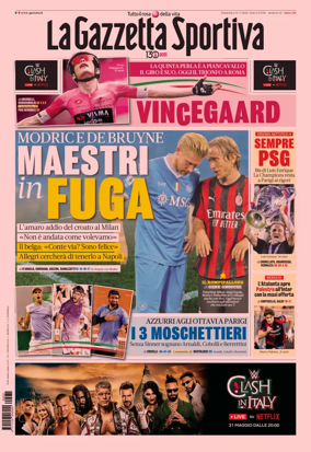Cover of La Gazzetta dello Sport - Milano