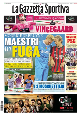 Cover of La Gazzetta dello Sport - Roma