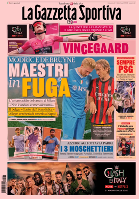 Cover of La Gazzetta dello Sport