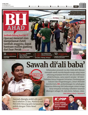 Cover of Berita Harian