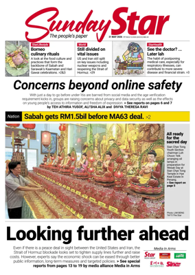Cover of The Star Malaysia