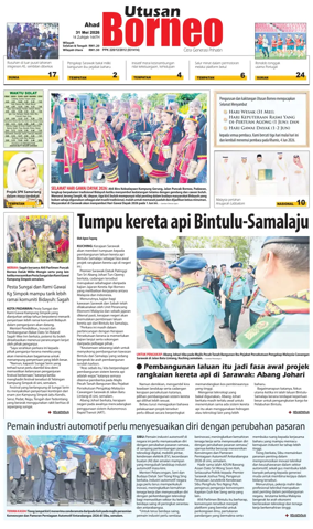 Cover of Utusan Borneo (Sarawak)
