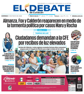 Cover of El Debate de Culiacan