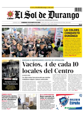 Cover of El Sol de Durango