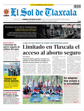 Cover of El Sol de Tlaxcala