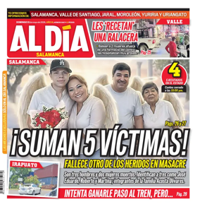 Cover of Periodico Al Dia (Salamanca)