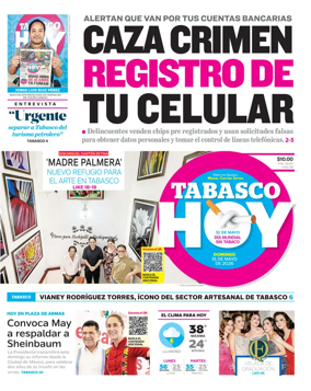 Cover of Tabasco Hoy