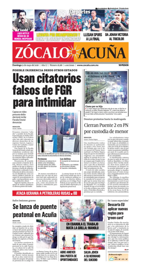 Cover of Zocalo Acuna