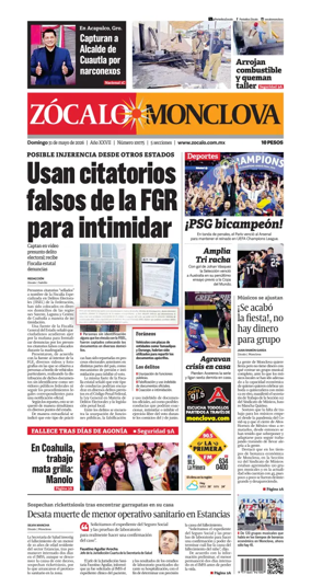 Cover of Zocalo Monclova