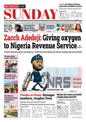 Cover of Business Day (Nigeria)