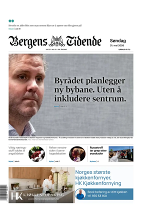 Cover of Bergens Tidende