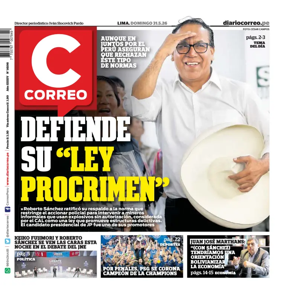 Cover of Diario Correo