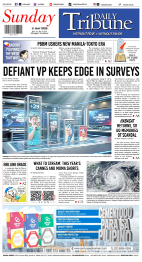 Cover of Daily Tribune (Philippines)