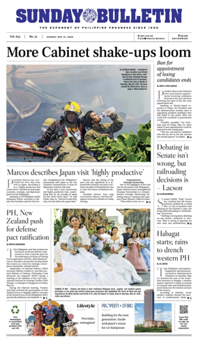 Cover of Manila Bulletin