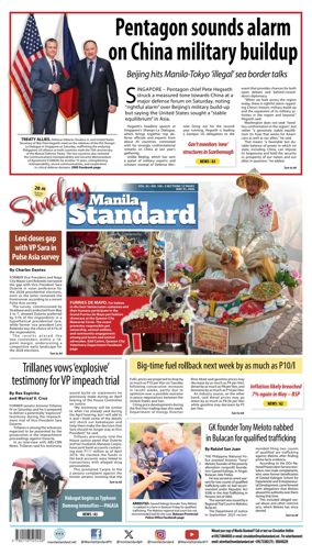Cover of Manila Standard