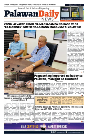 Cover of Palawan Daily News